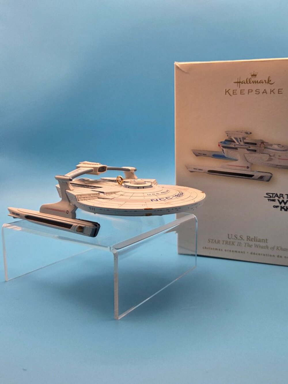 Hallmark Keepsake Ornament 2008 "USS Reliant (NCC-1864)" Star Trek II - Like New